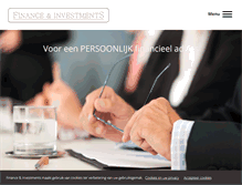 Tablet Screenshot of finance-investments.nl
